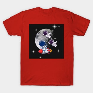 Rocket Ship to the Moon T-Shirt